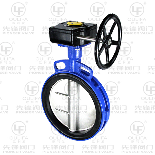 蜗轮对夹蝶阀 D371X-16